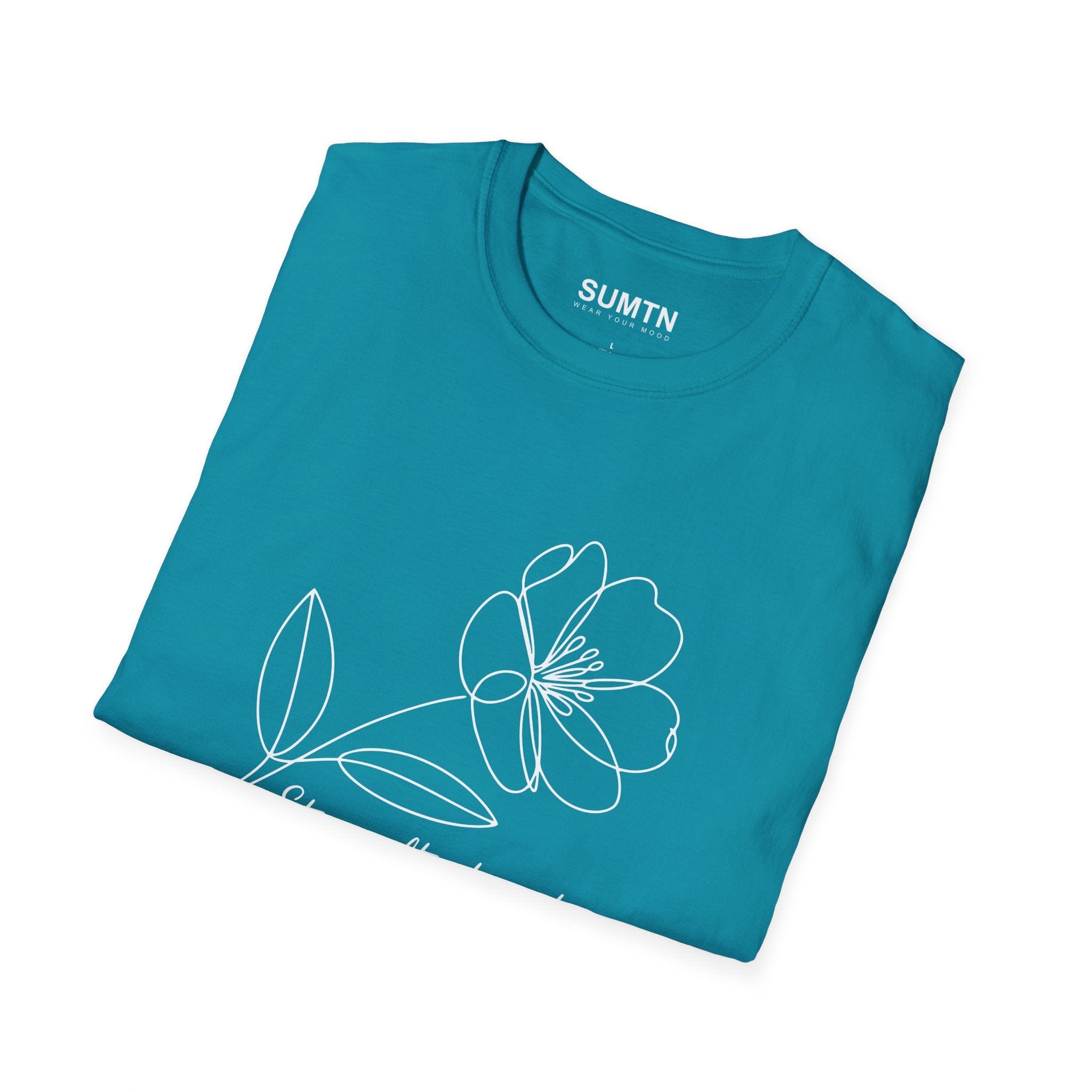 Stay Soft, Stay Strong Floral Soft T-Shirt