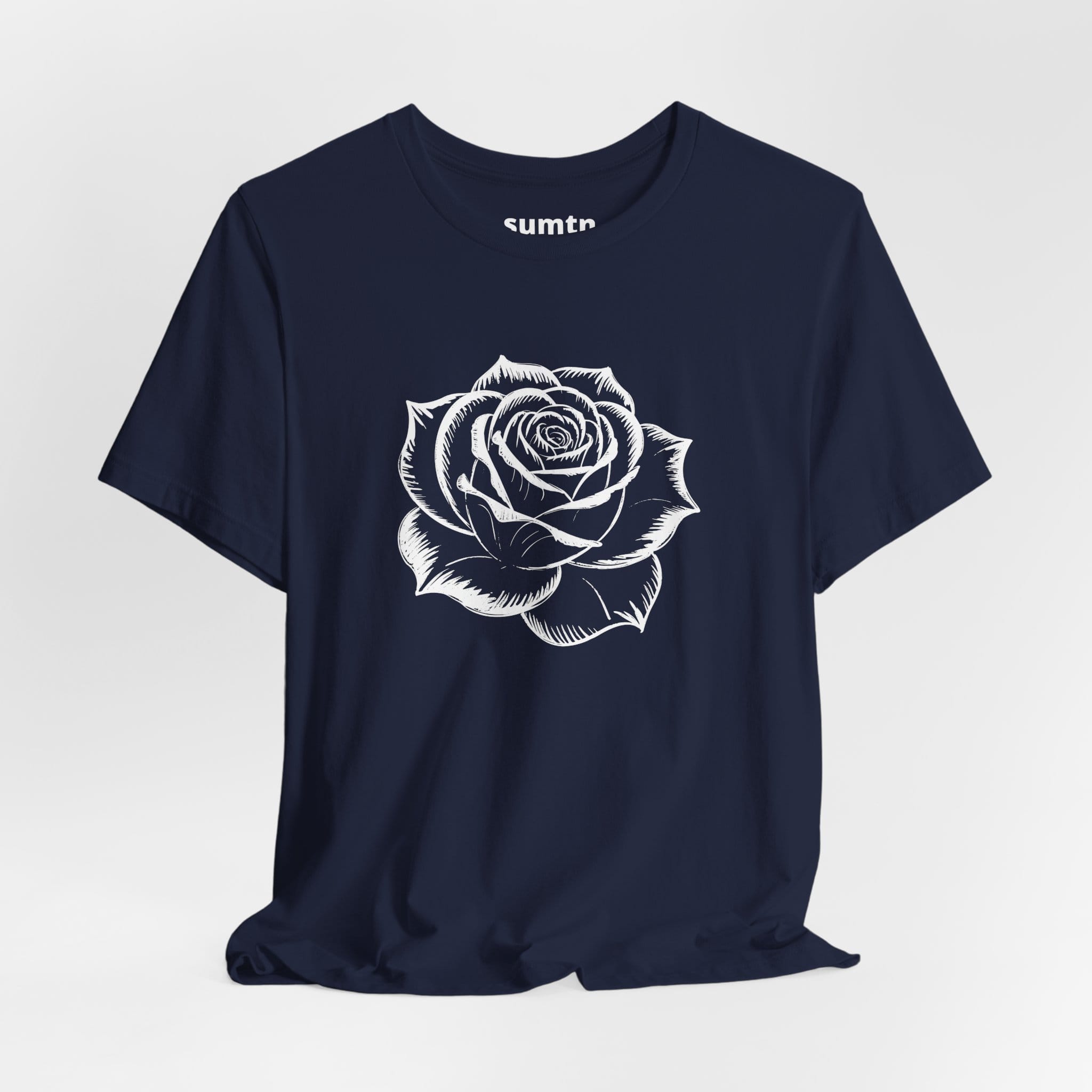 Vintage White Rose T-Shirt