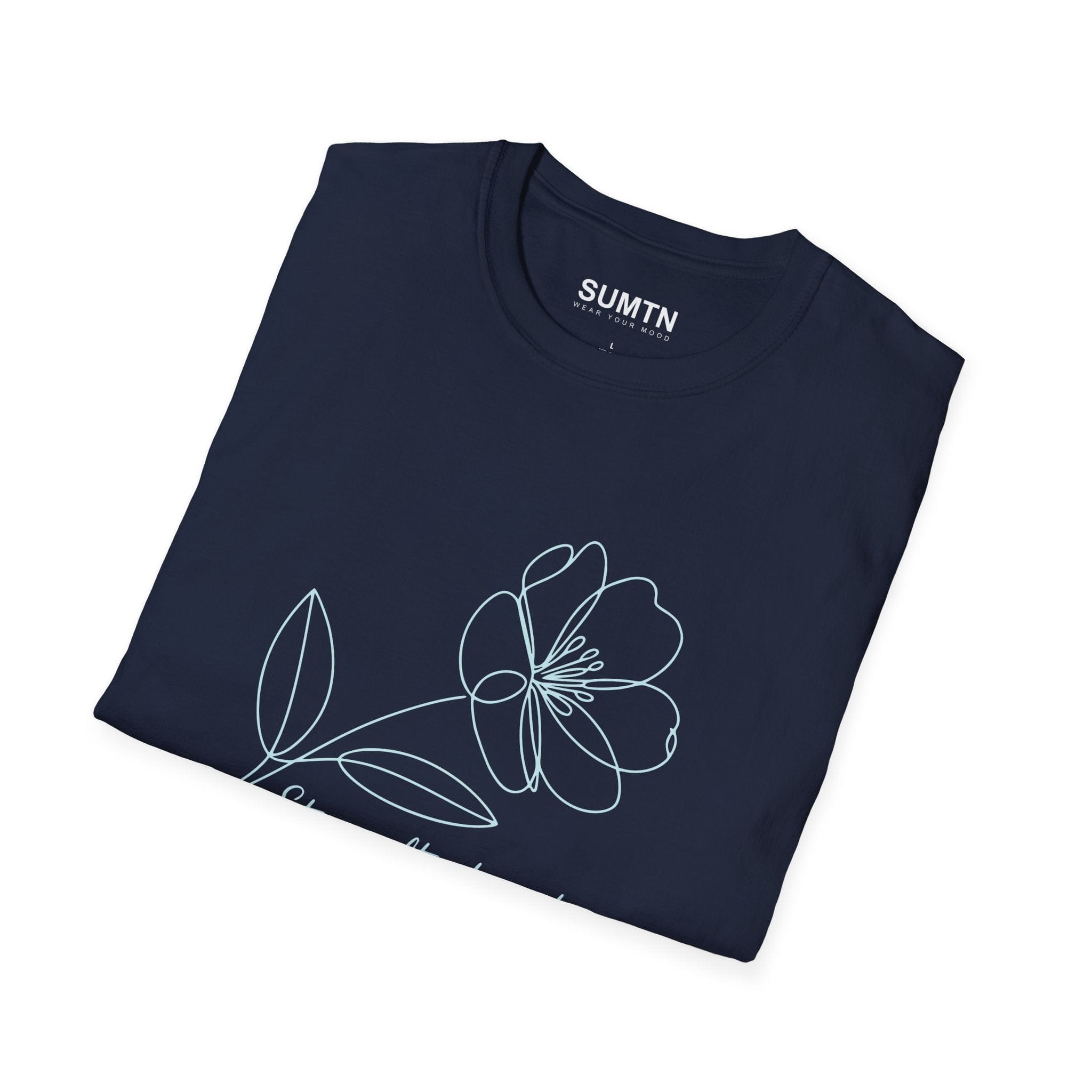 Stay Soft, Stay Strong Floral Soft T-Shirt