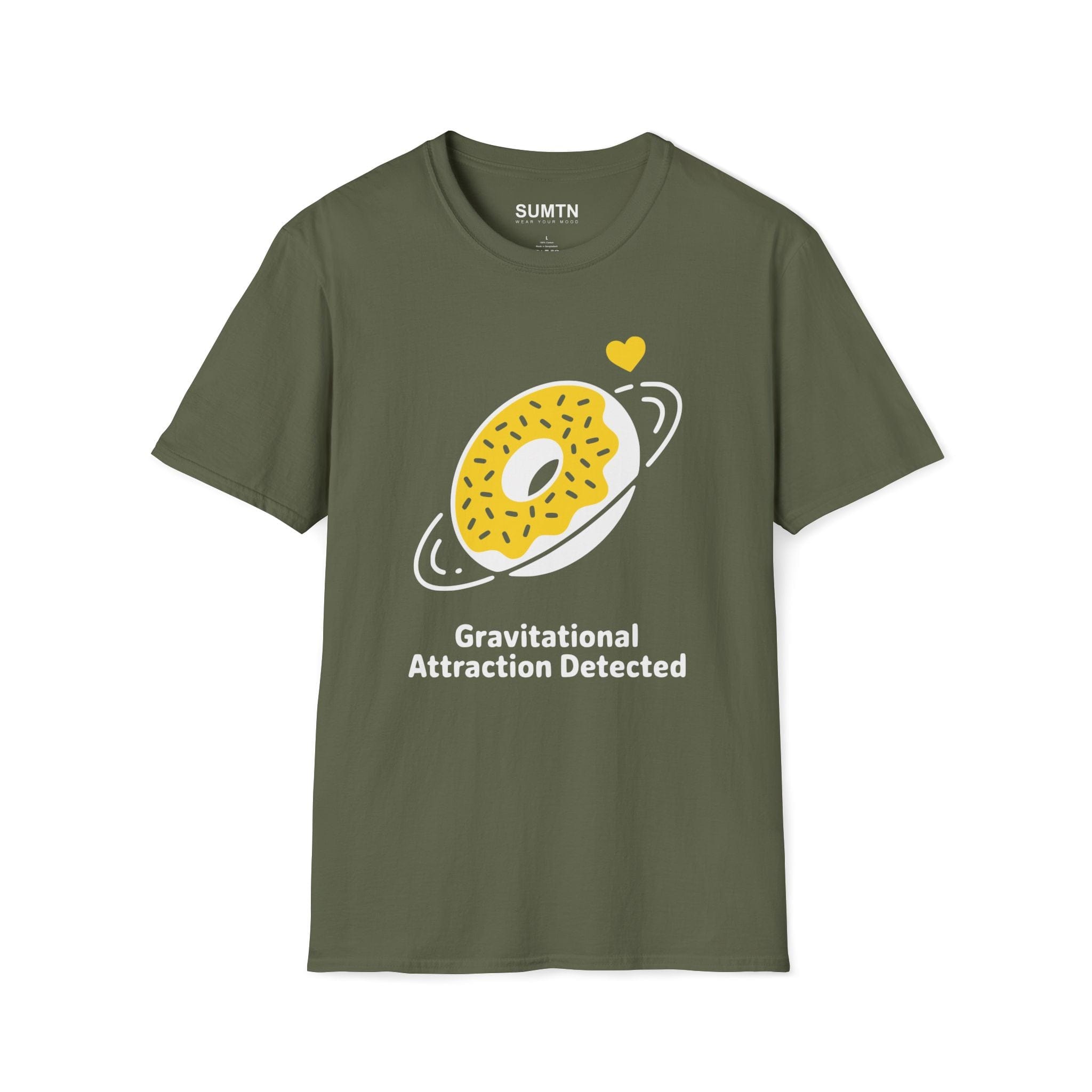 Gravitational Attraction Detected Donut T-Shirt (Dark)