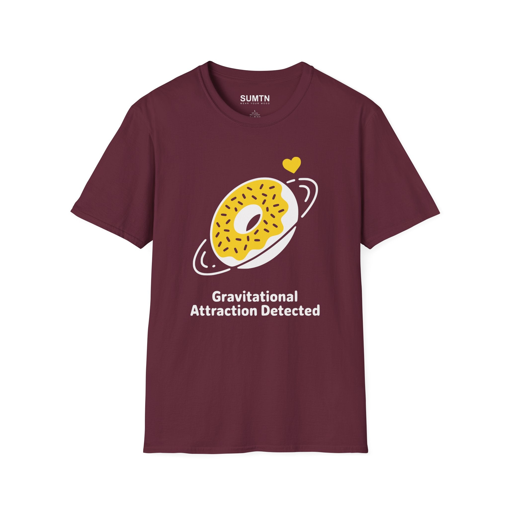 Gravitational Attraction Detected Donut T-Shirt (Dark)