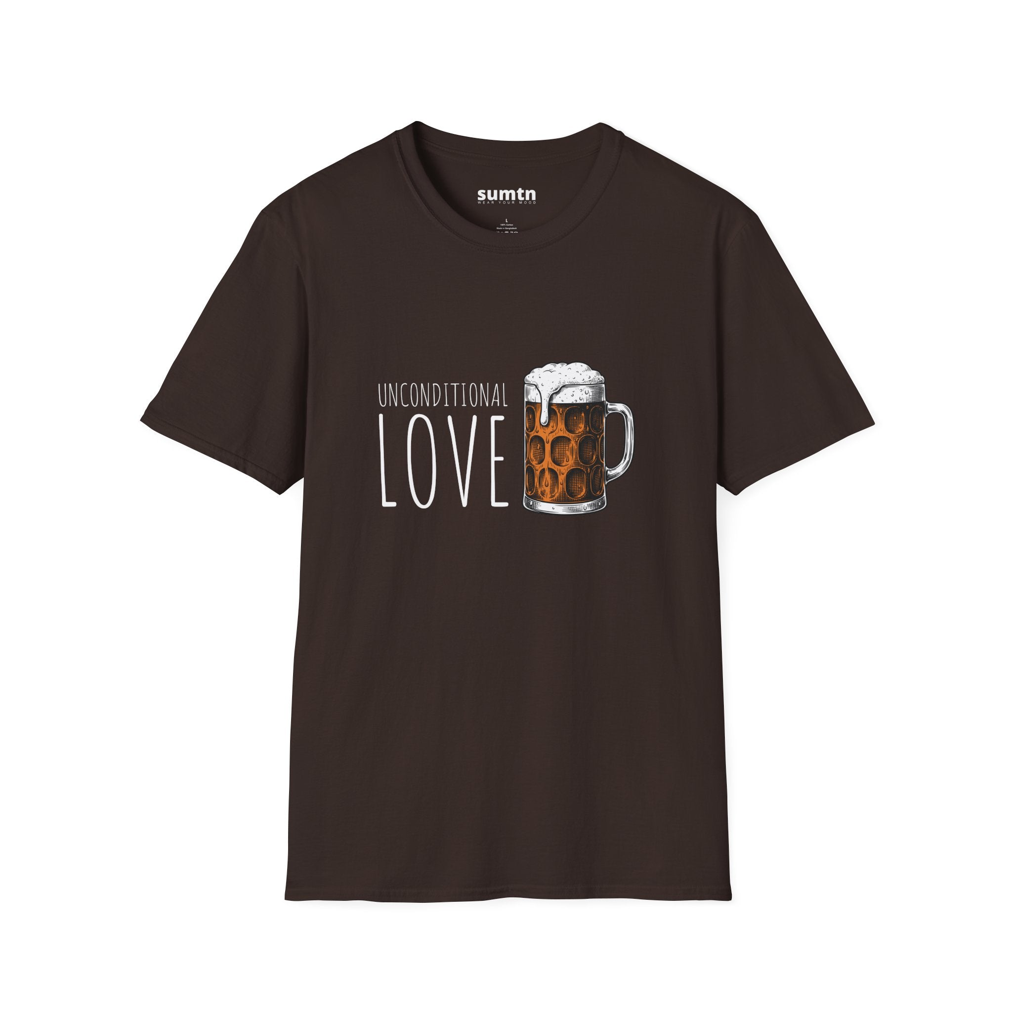 Unconditional Love Beer Soft T‑Shirt (Dark)