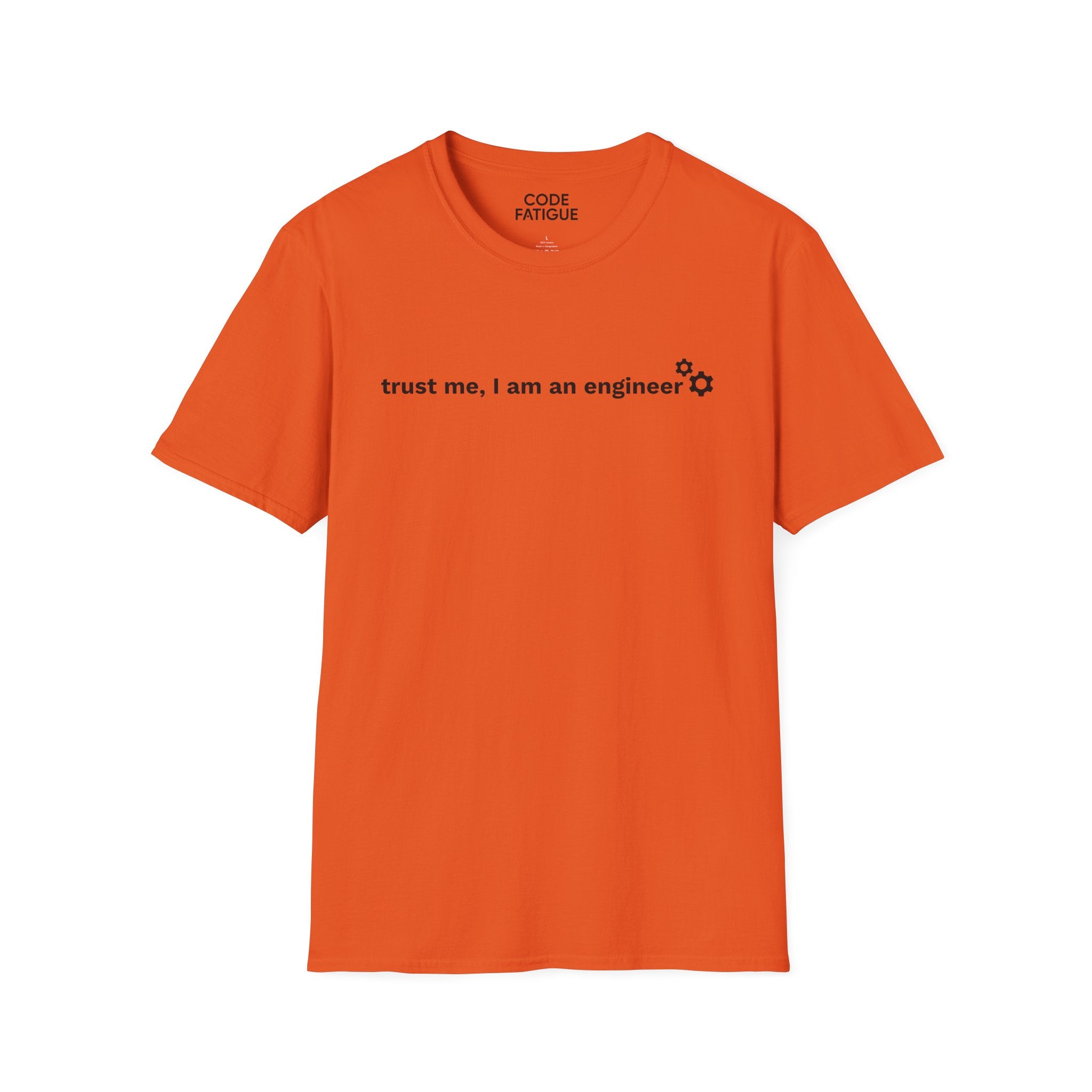 Engineer T-Shirt — "trust me, I am an engineer" Minimal Tech Tee