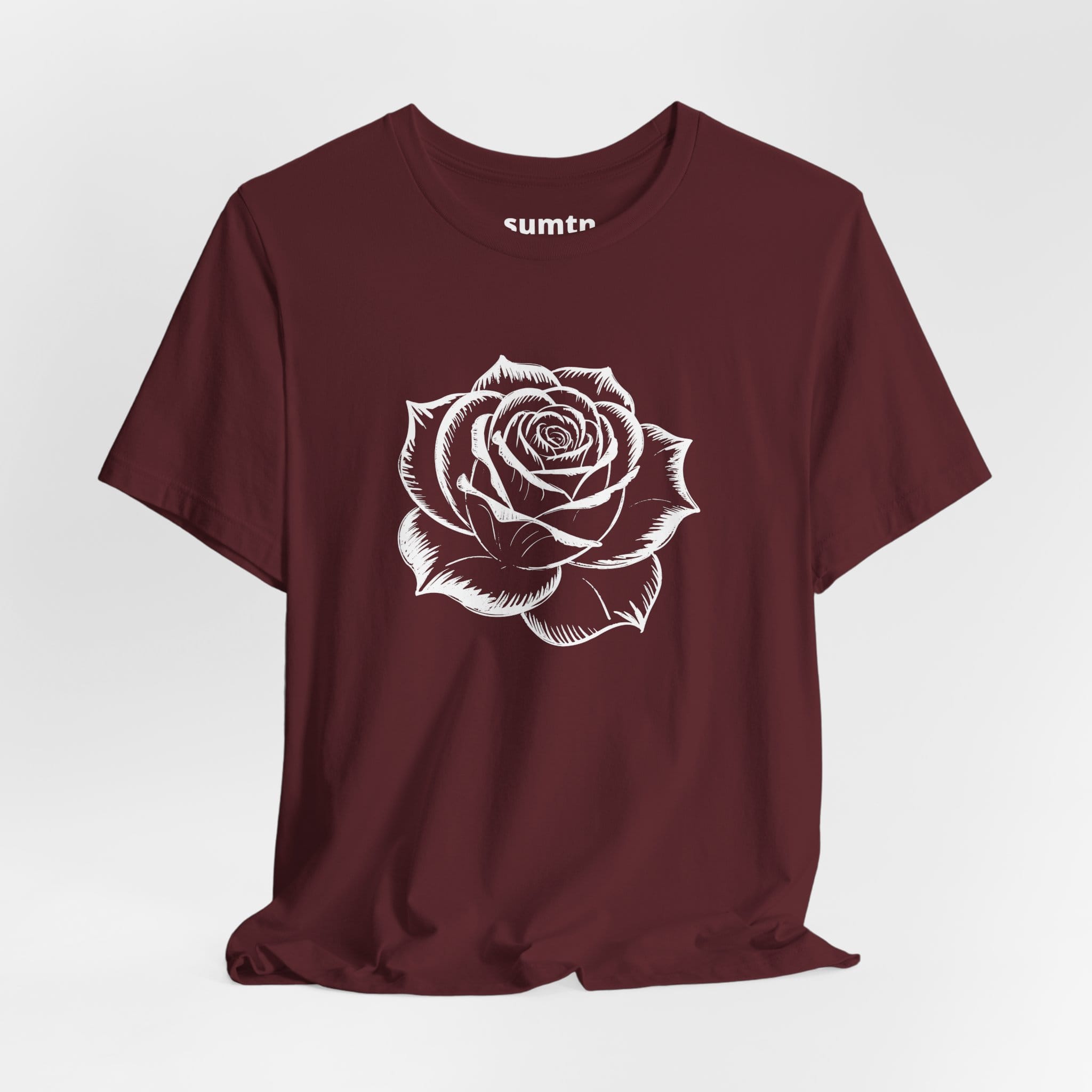 Vintage White Rose T-Shirt