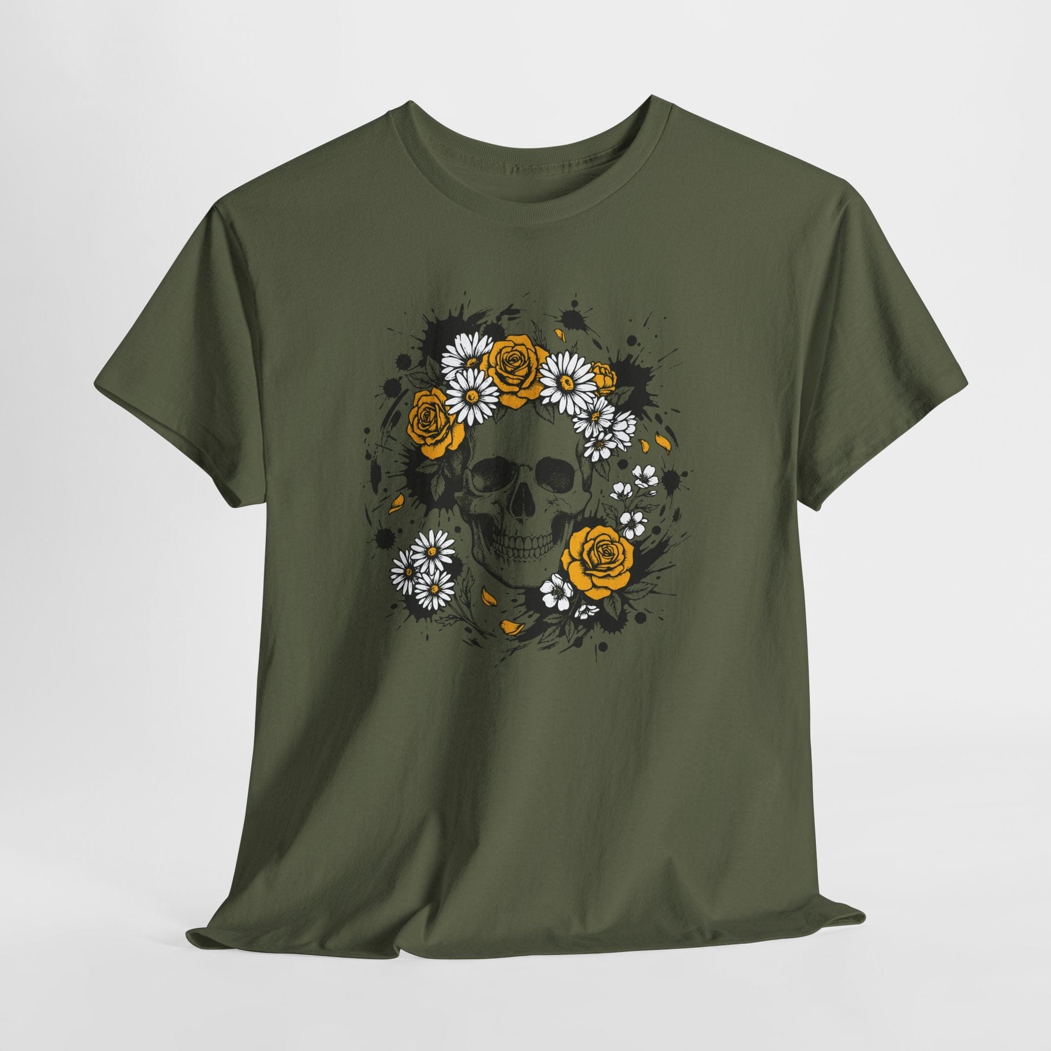 Skull & Roses Graphic T-Shirt