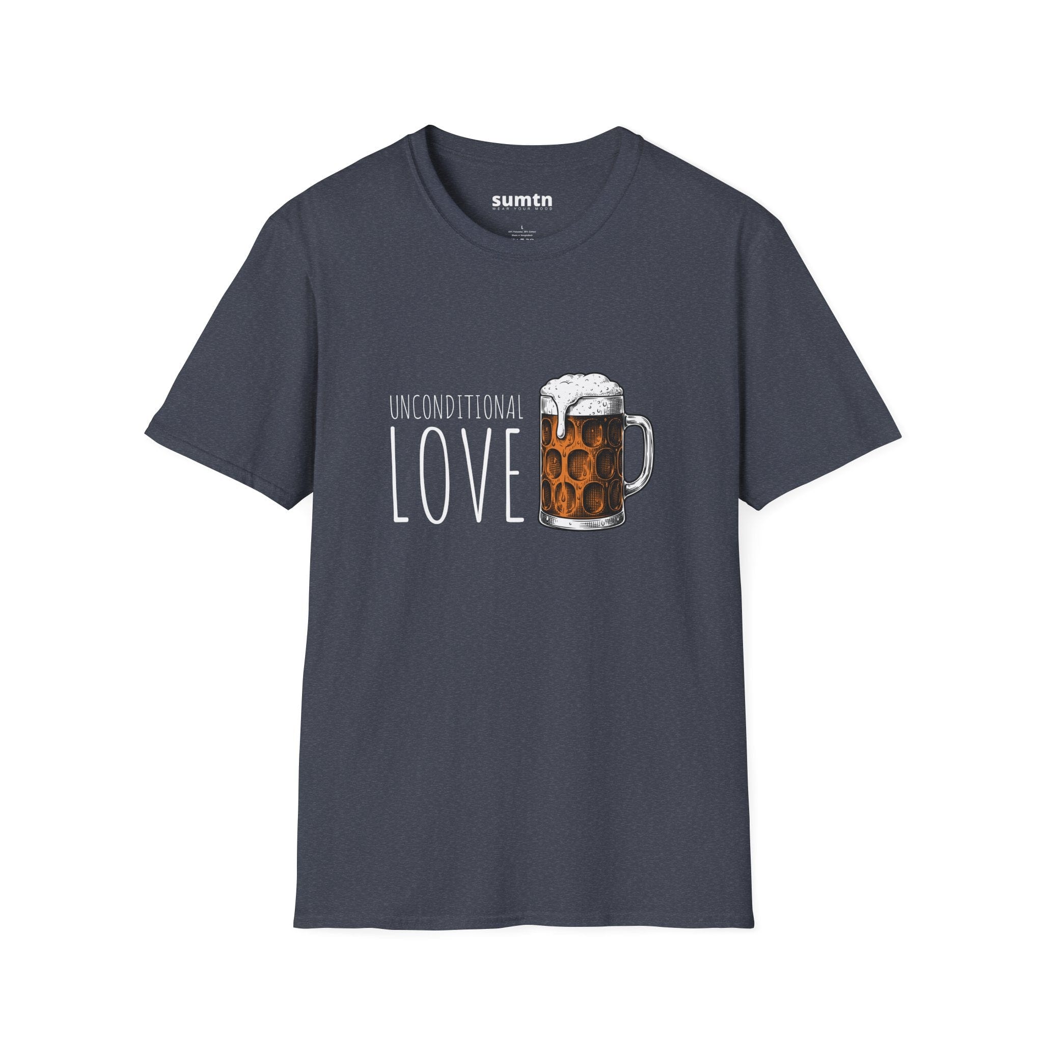 Unconditional Love Beer Soft T‑Shirt (Dark)