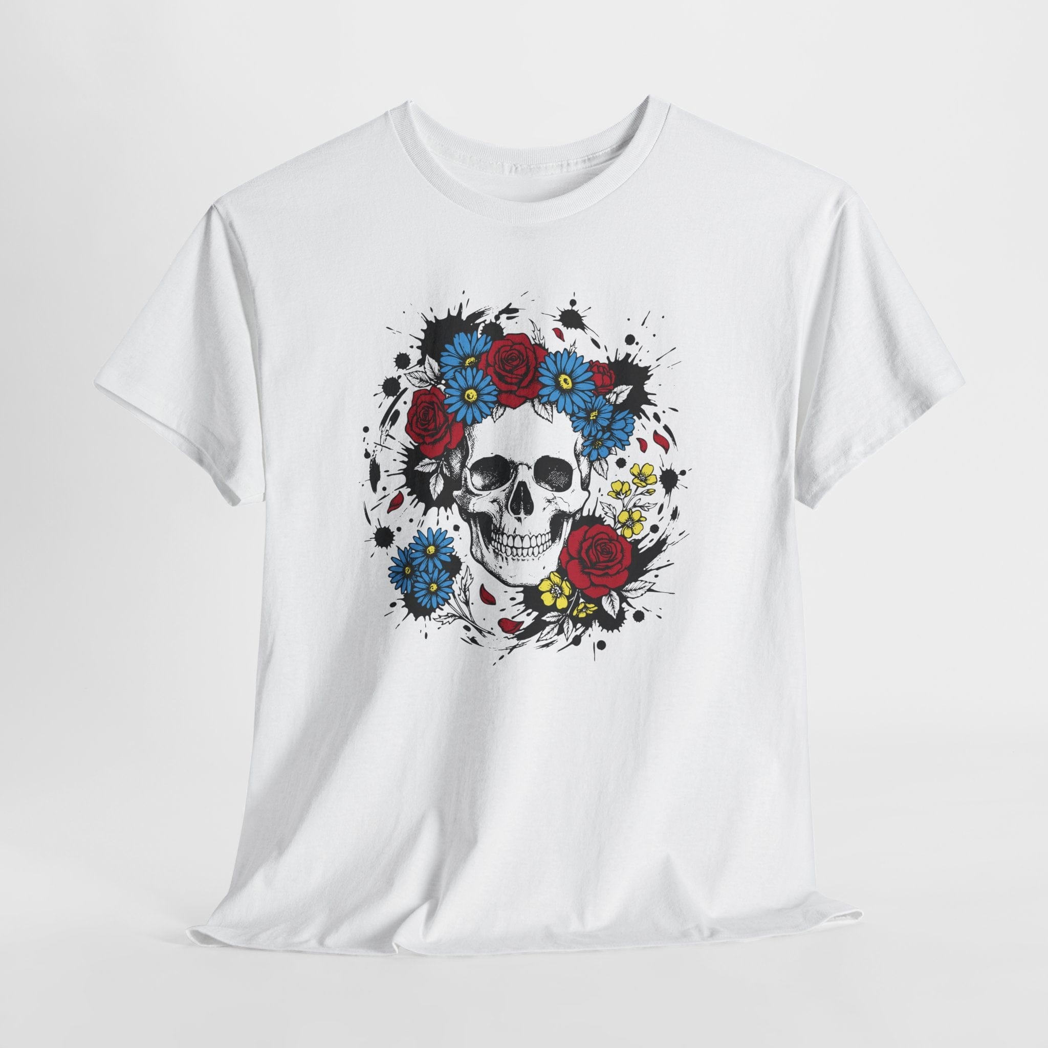 Skull & Roses Graphic T-Shirt