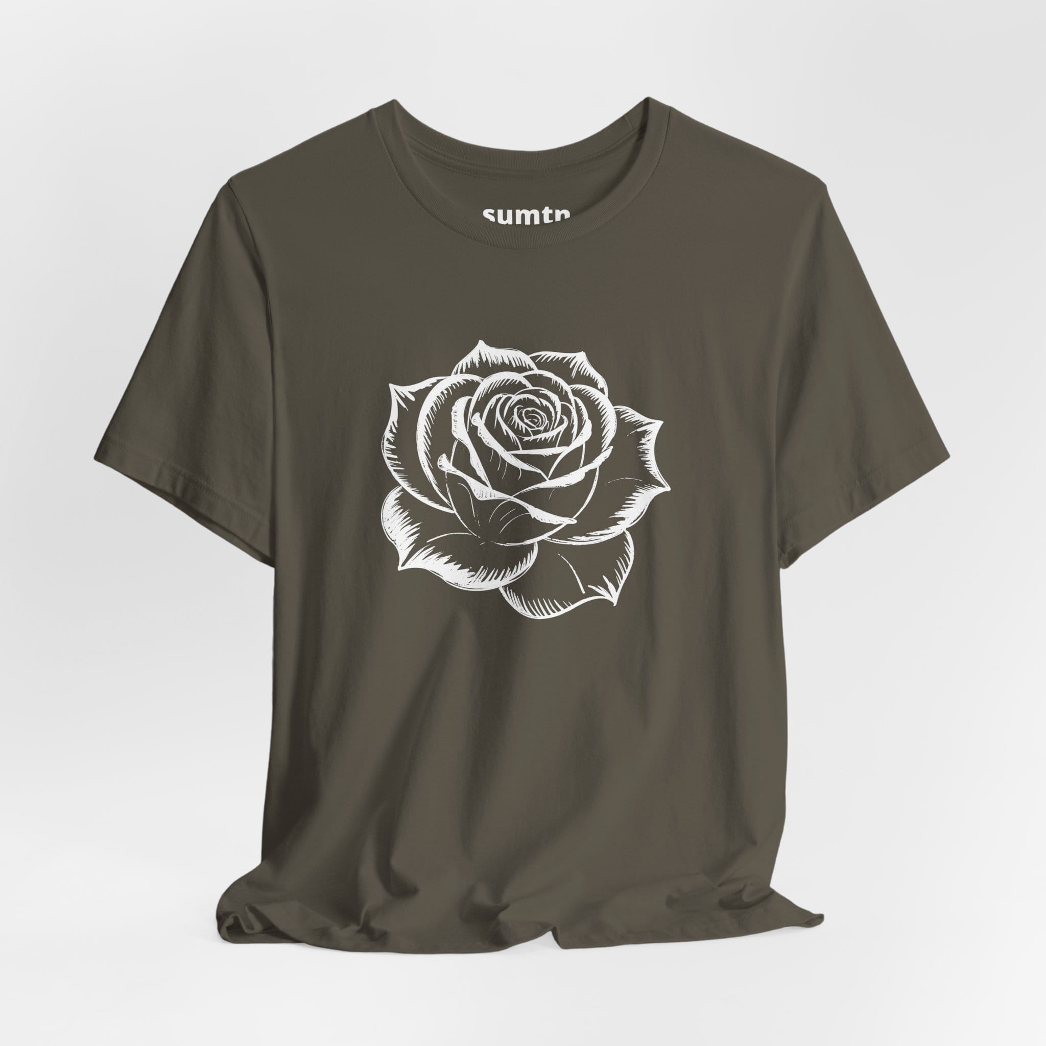 Vintage White Rose T-Shirt