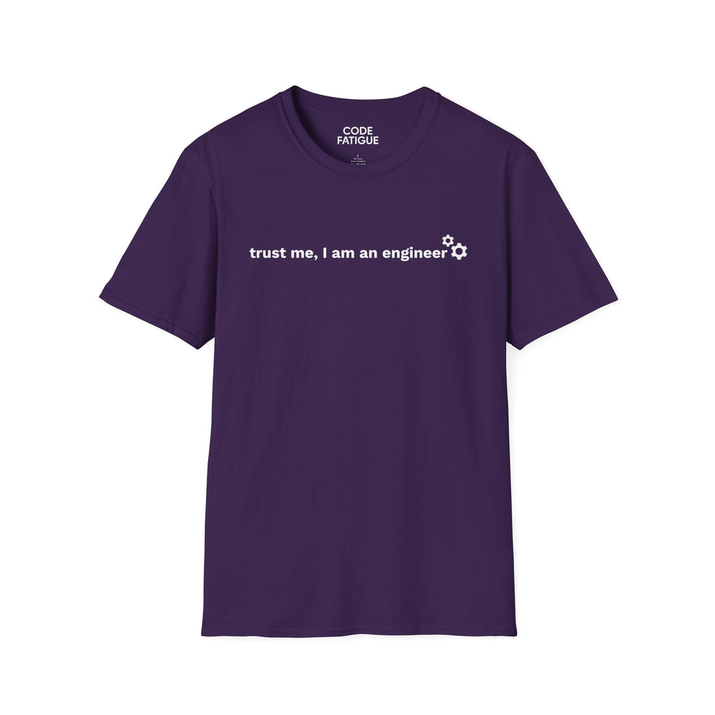 Engineer T-Shirt — "trust me, I am an engineer" Minimal Tech Tee