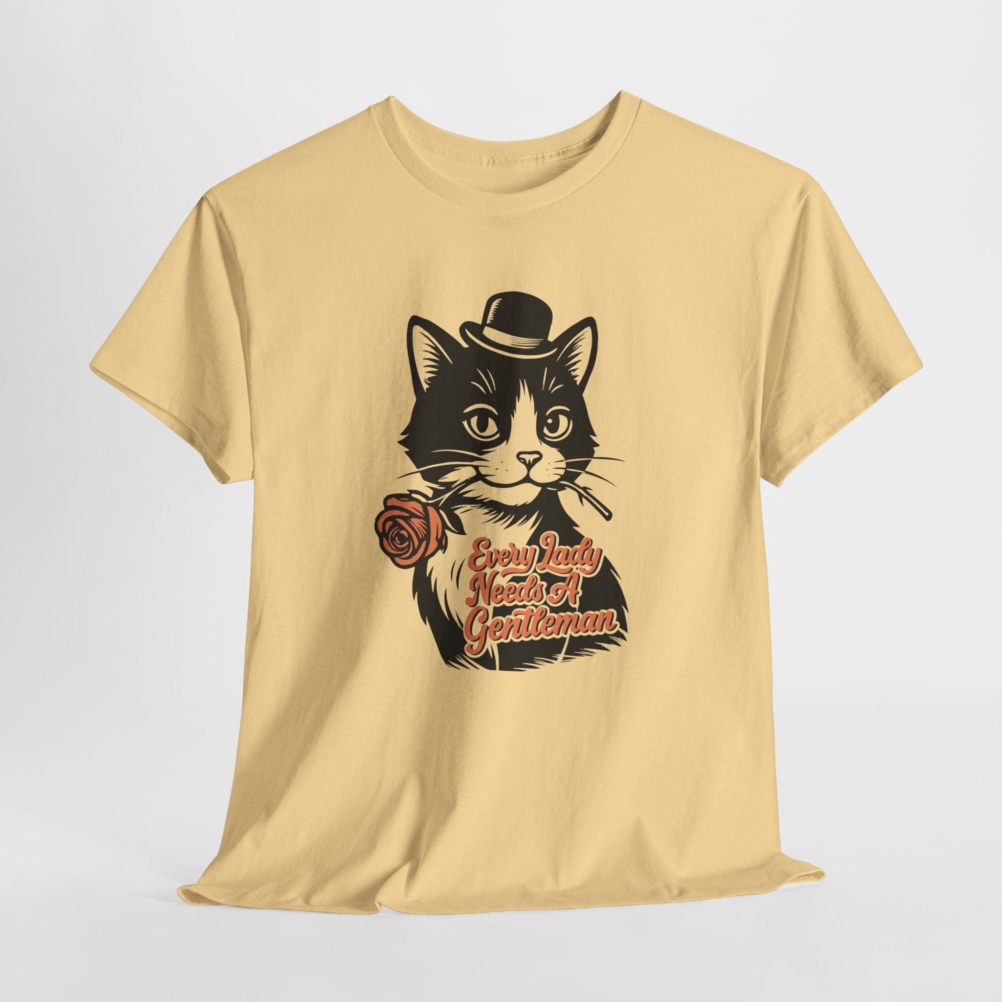 Gentleman Cat Retro T-Shirt