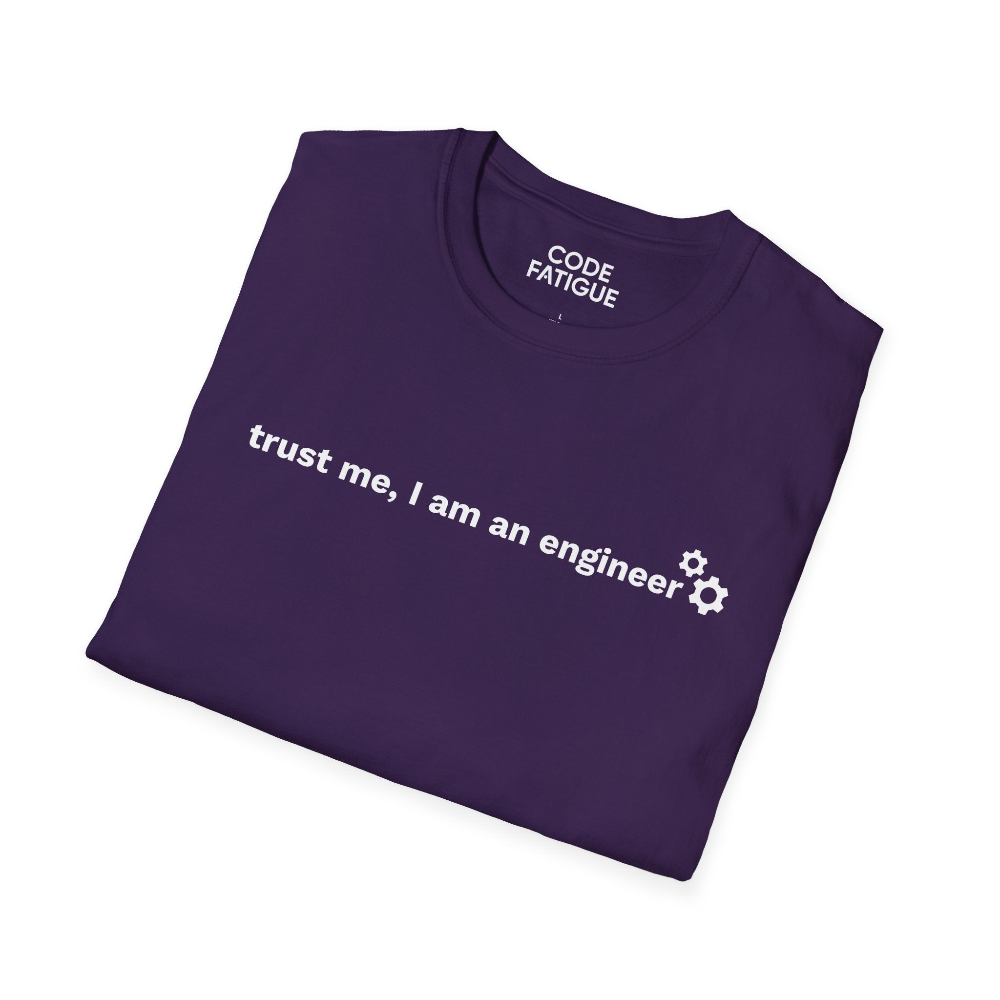 Engineer T-Shirt — "trust me, I am an engineer" Minimal Tech Tee