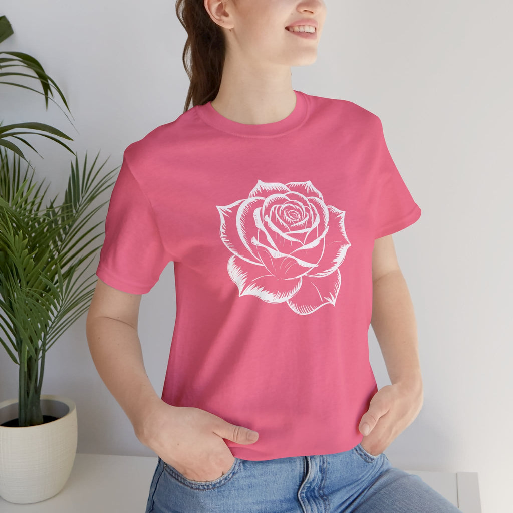 Vintage White Rose T-Shirt