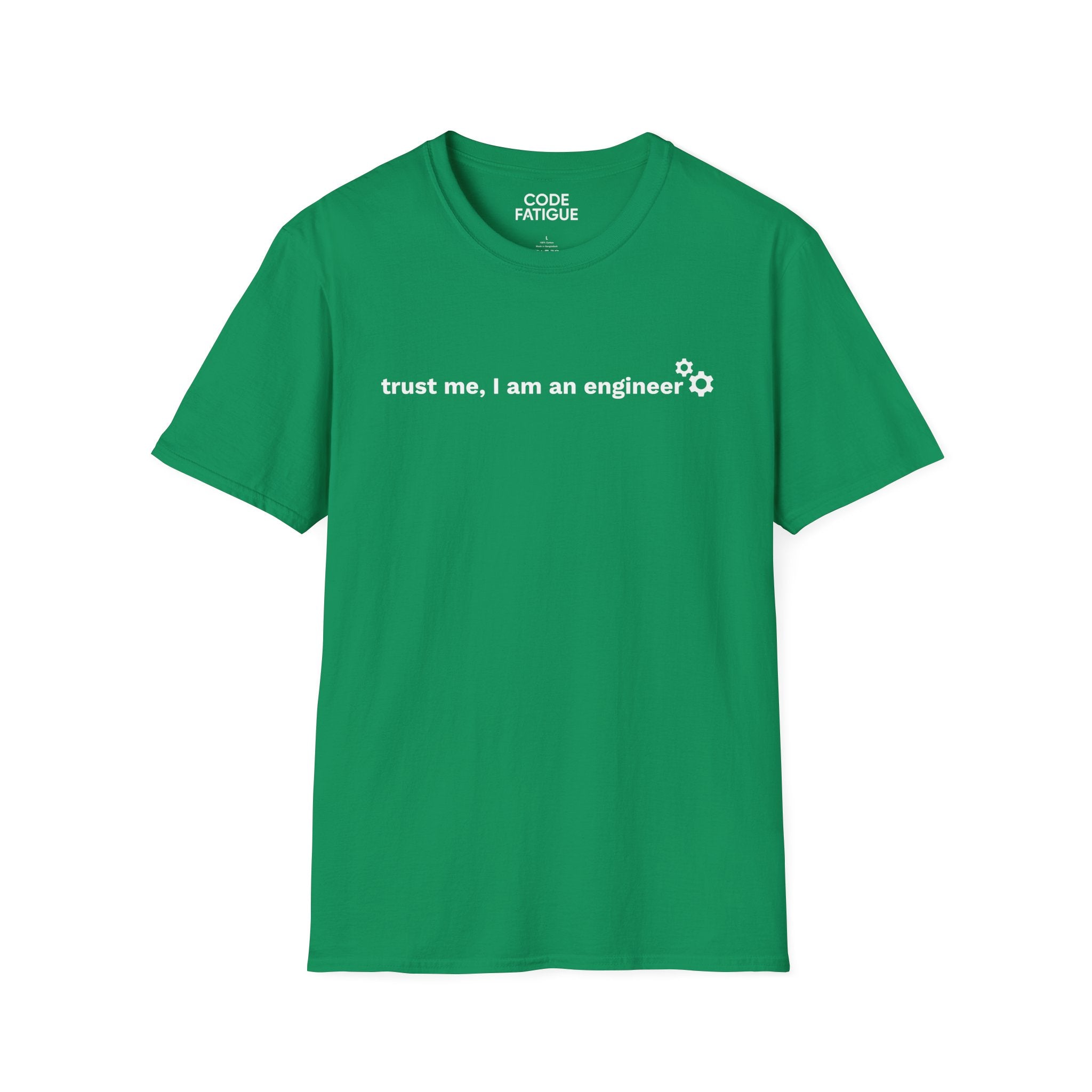 Engineer T-Shirt — "trust me, I am an engineer" Minimal Tech Tee