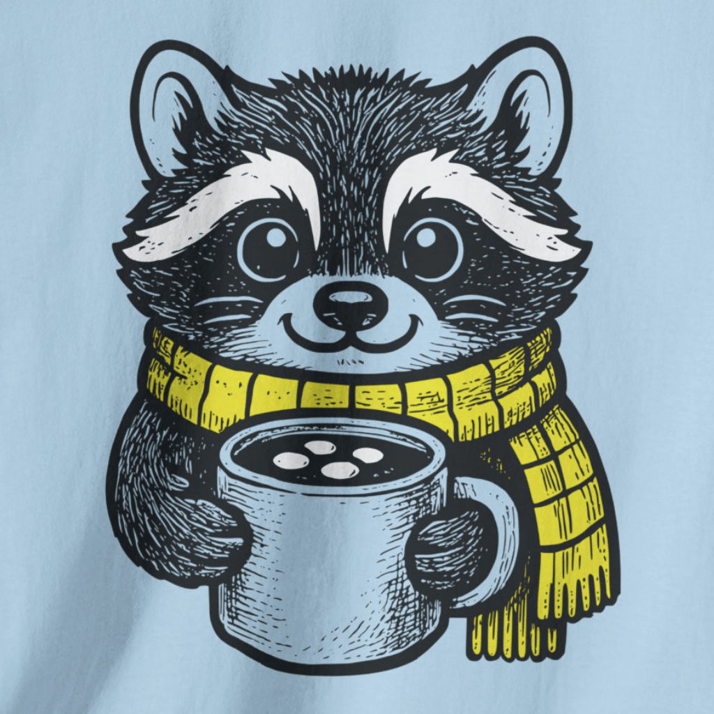 Racсoon with Cocoa T-Shirt