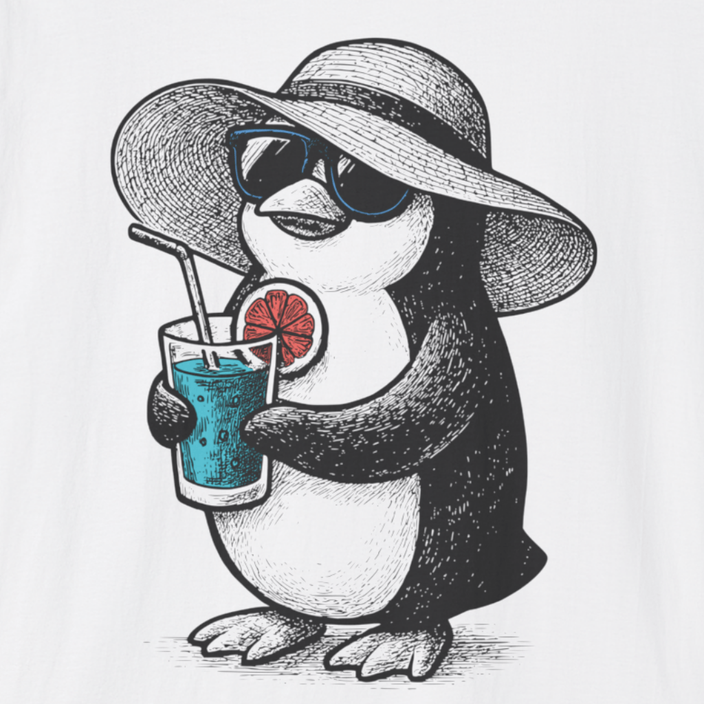 Vacation Penguin T-Shirt