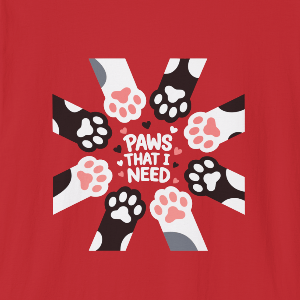 Paws That I Need Soft T-Shirt (Dark)