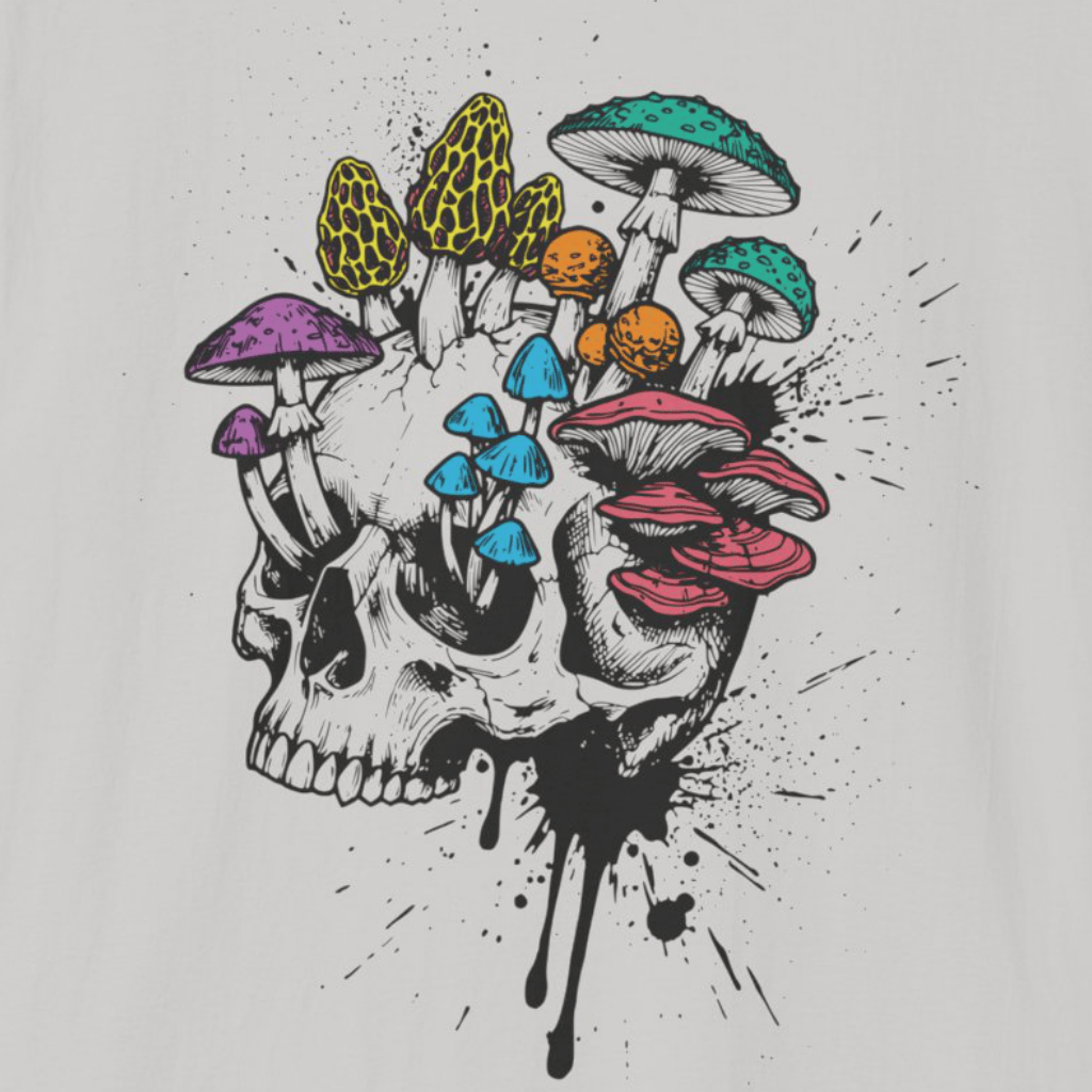 Skull & Mushrooms T-Shirt