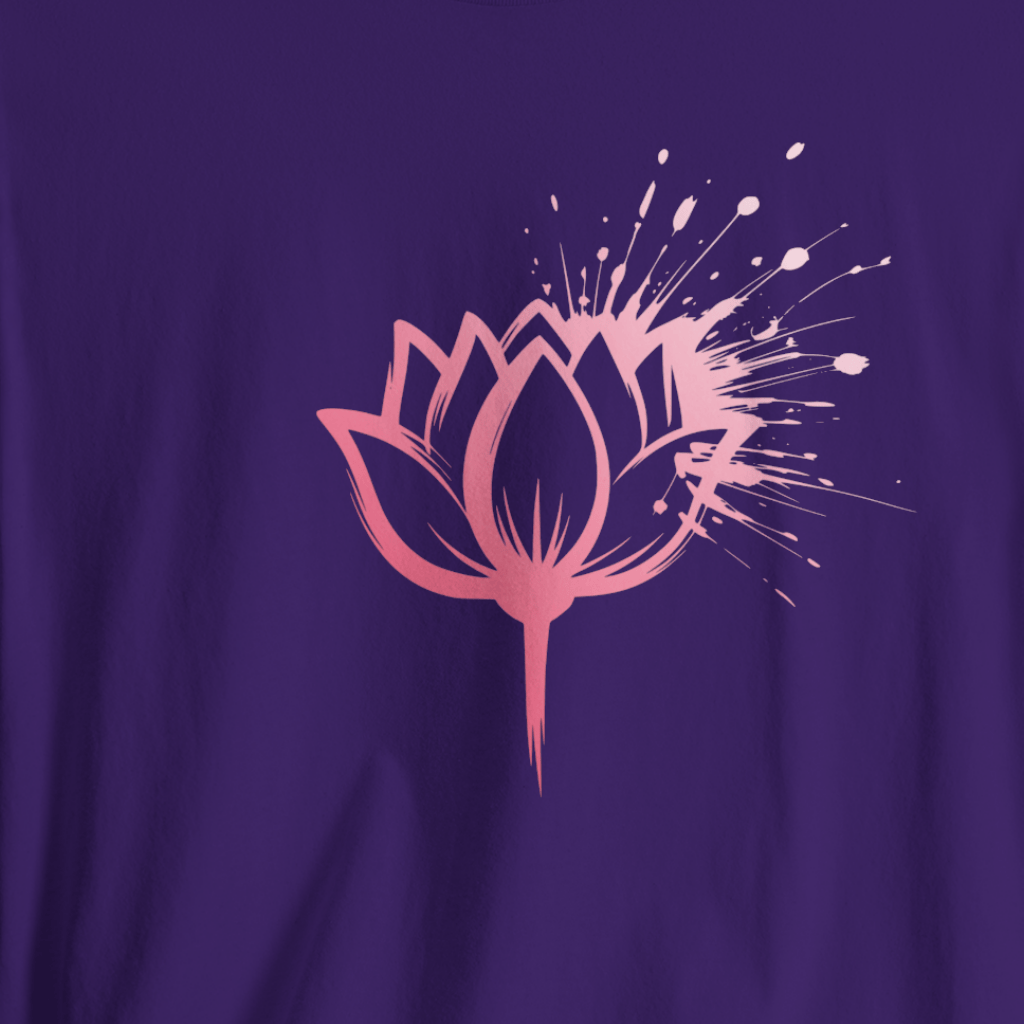 Lotus Ink Splash T-Shirt