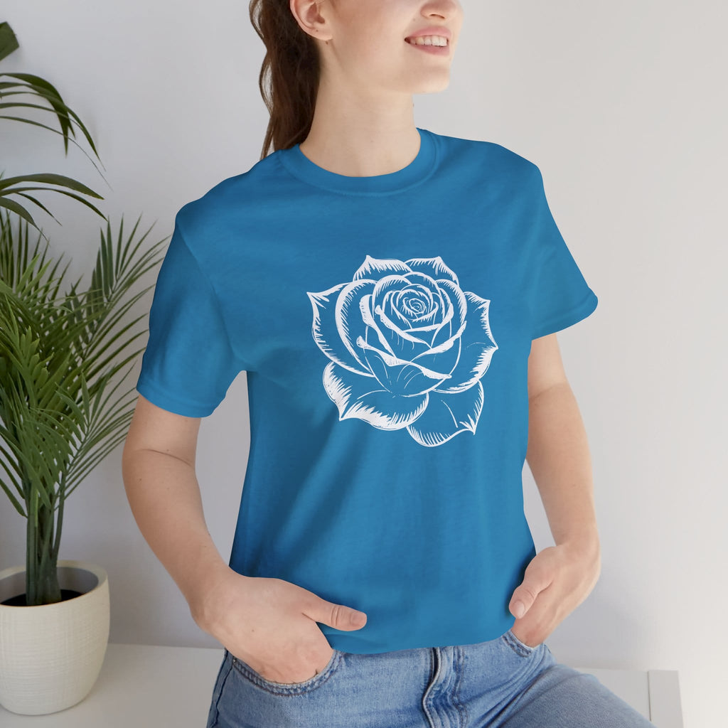 Vintage White Rose T-Shirt