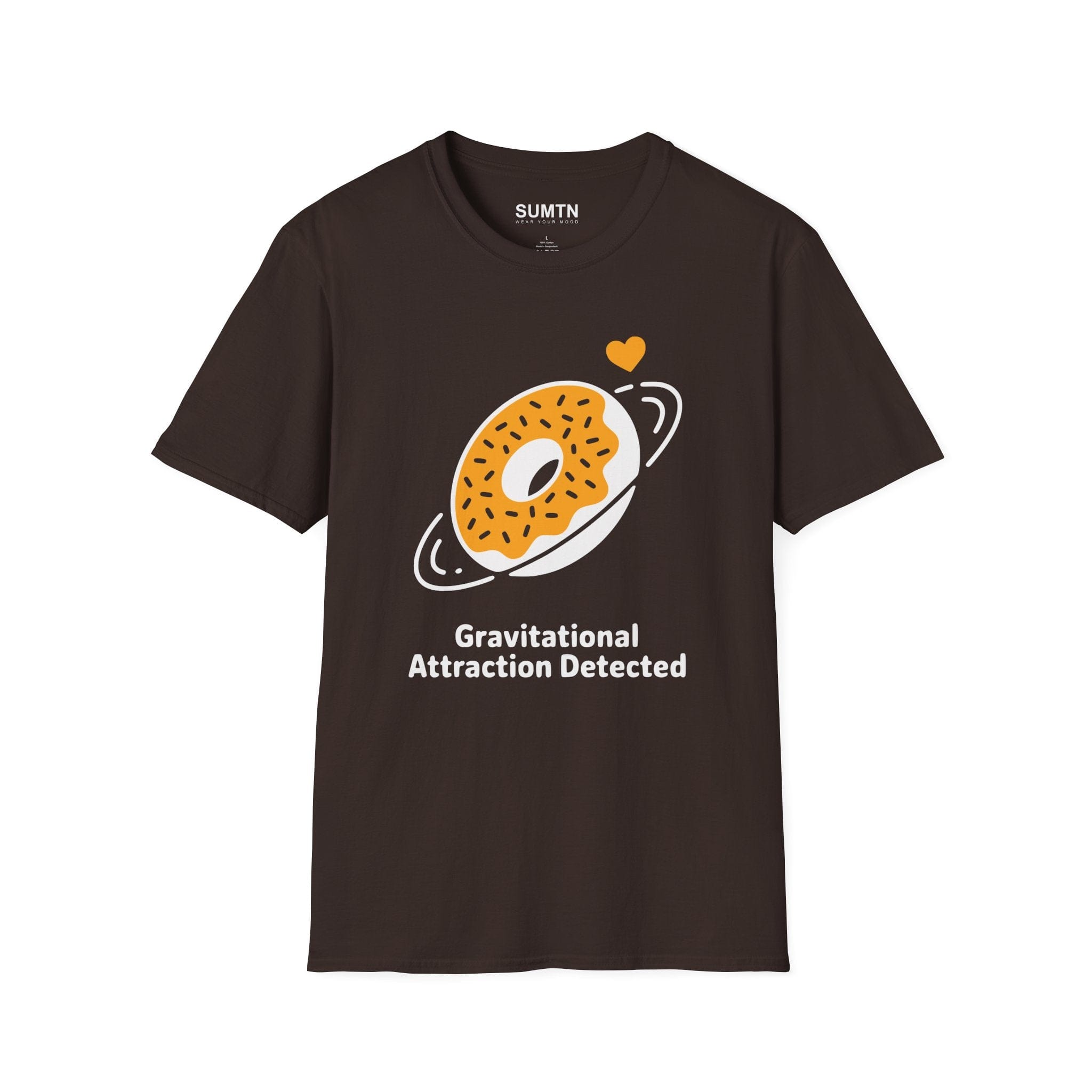 Gravitational Attraction Detected Donut T-Shirt (Dark)