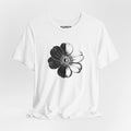 Monochrome Retro Flower T-Shirt (Light)