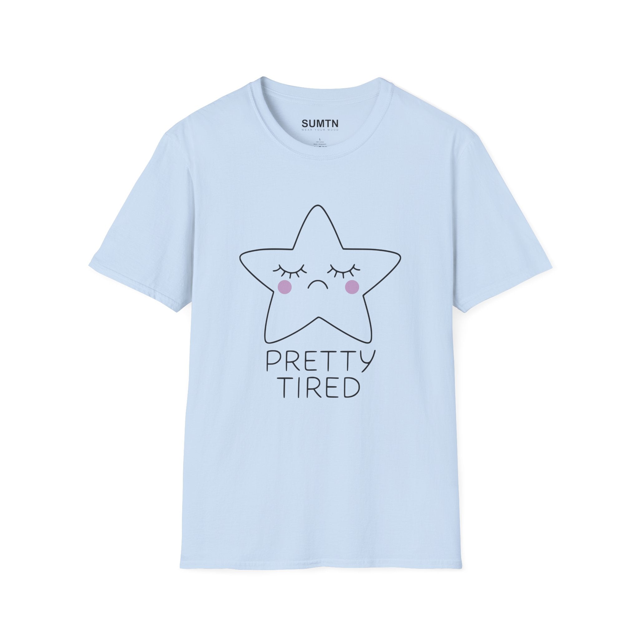 Pretty Tired Star T-Shirt (Light)