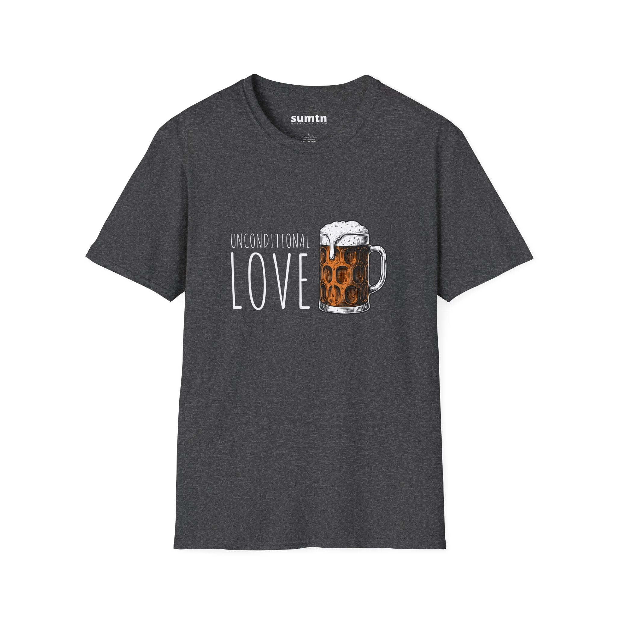 Unconditional Love Beer Soft T‑Shirt (Dark)