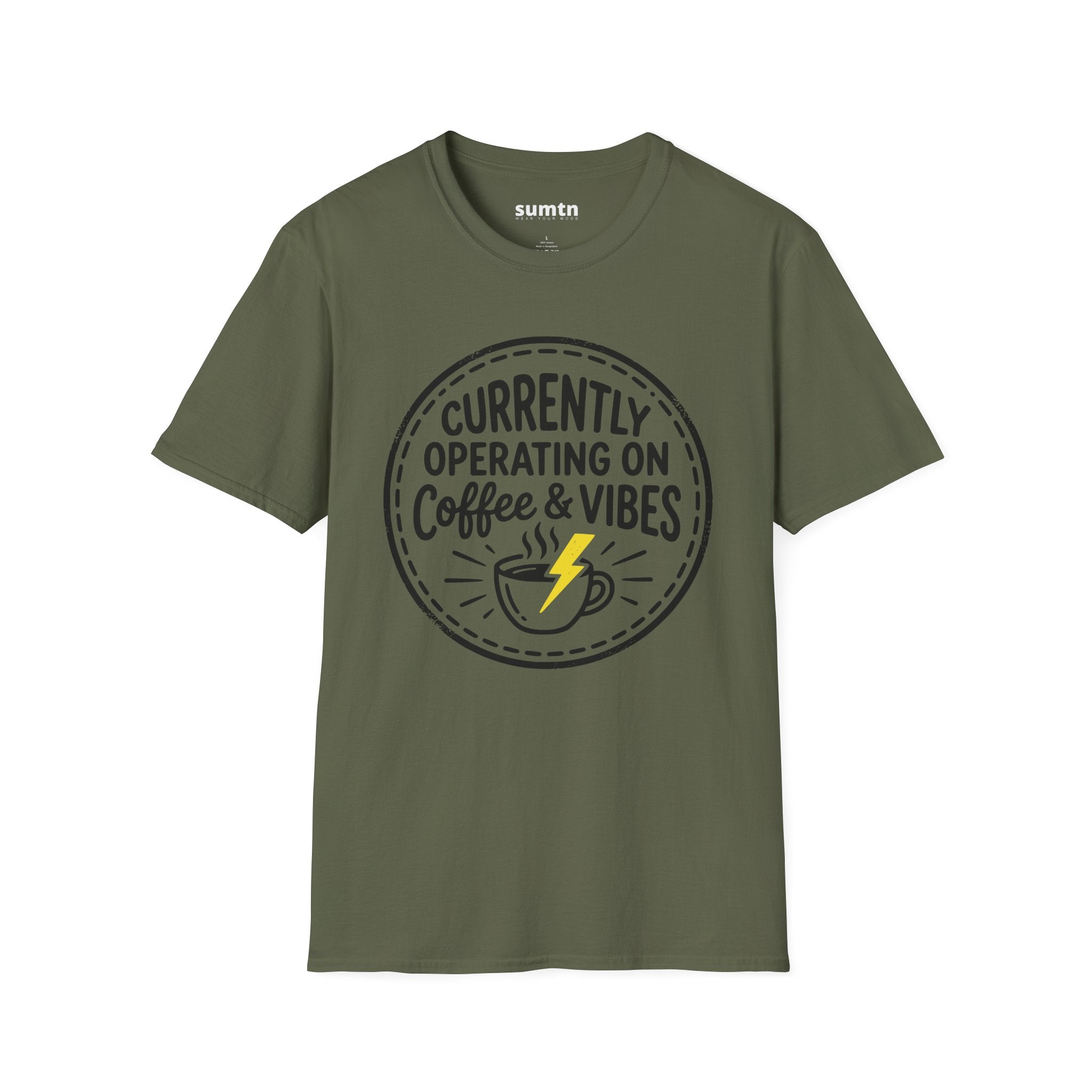 Currently Operating on Coffee & Vibes T-Shirt