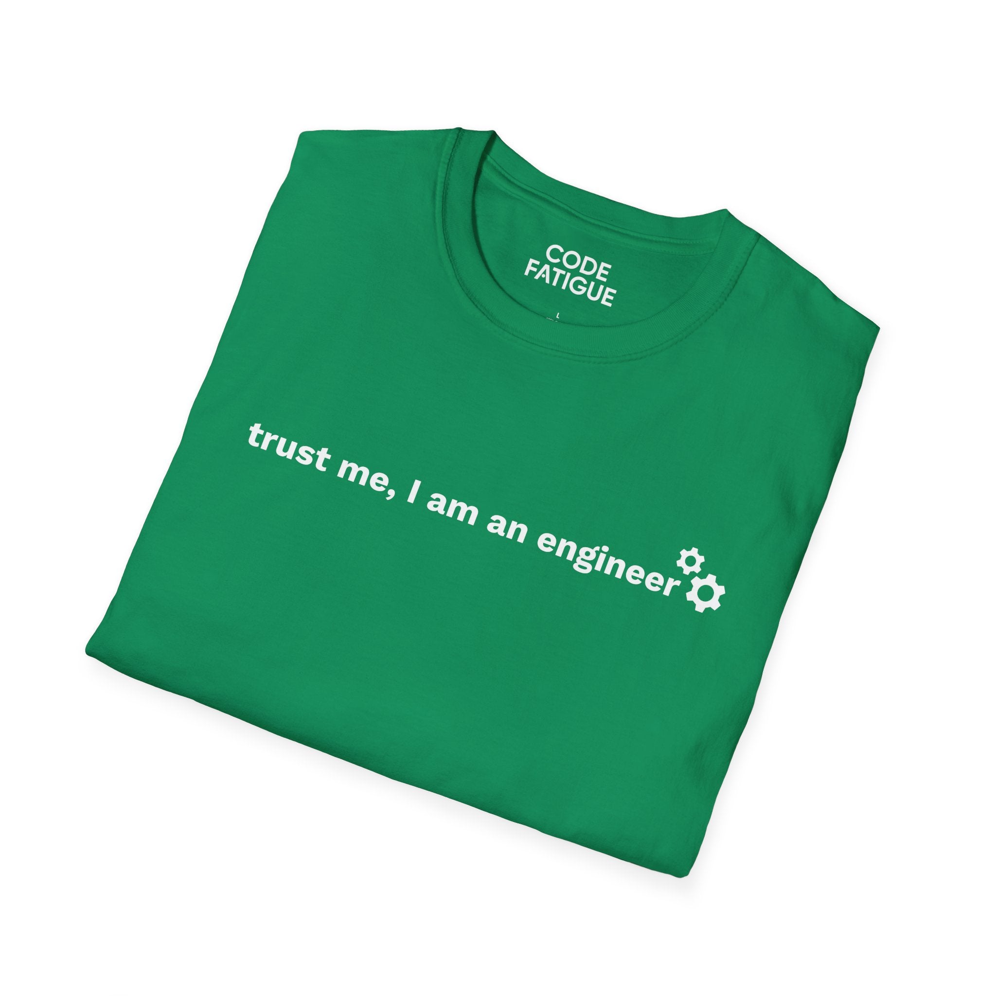 Engineer T-Shirt — "trust me, I am an engineer" Minimal Tech Tee