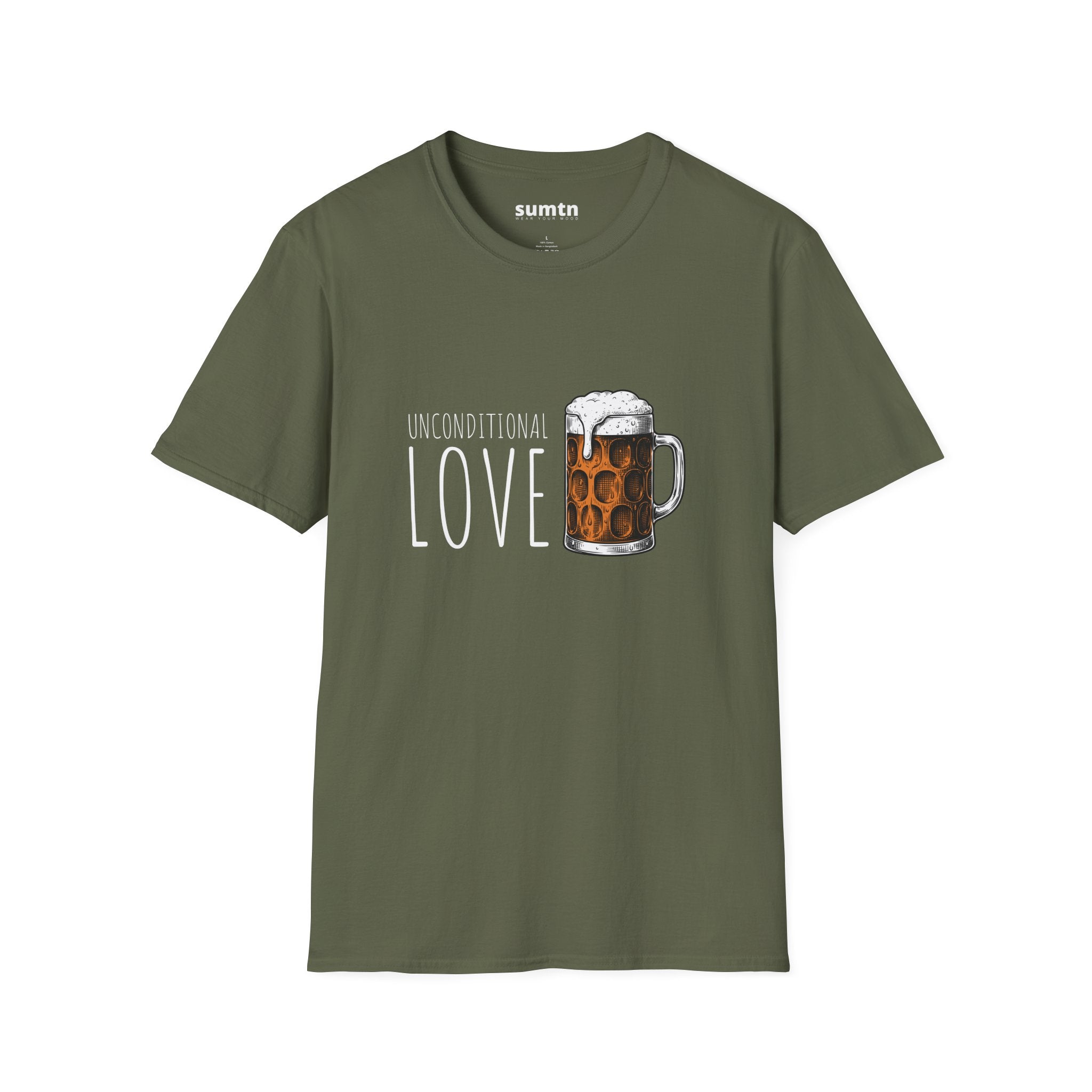 Unconditional Love Beer Soft T‑Shirt (Dark)