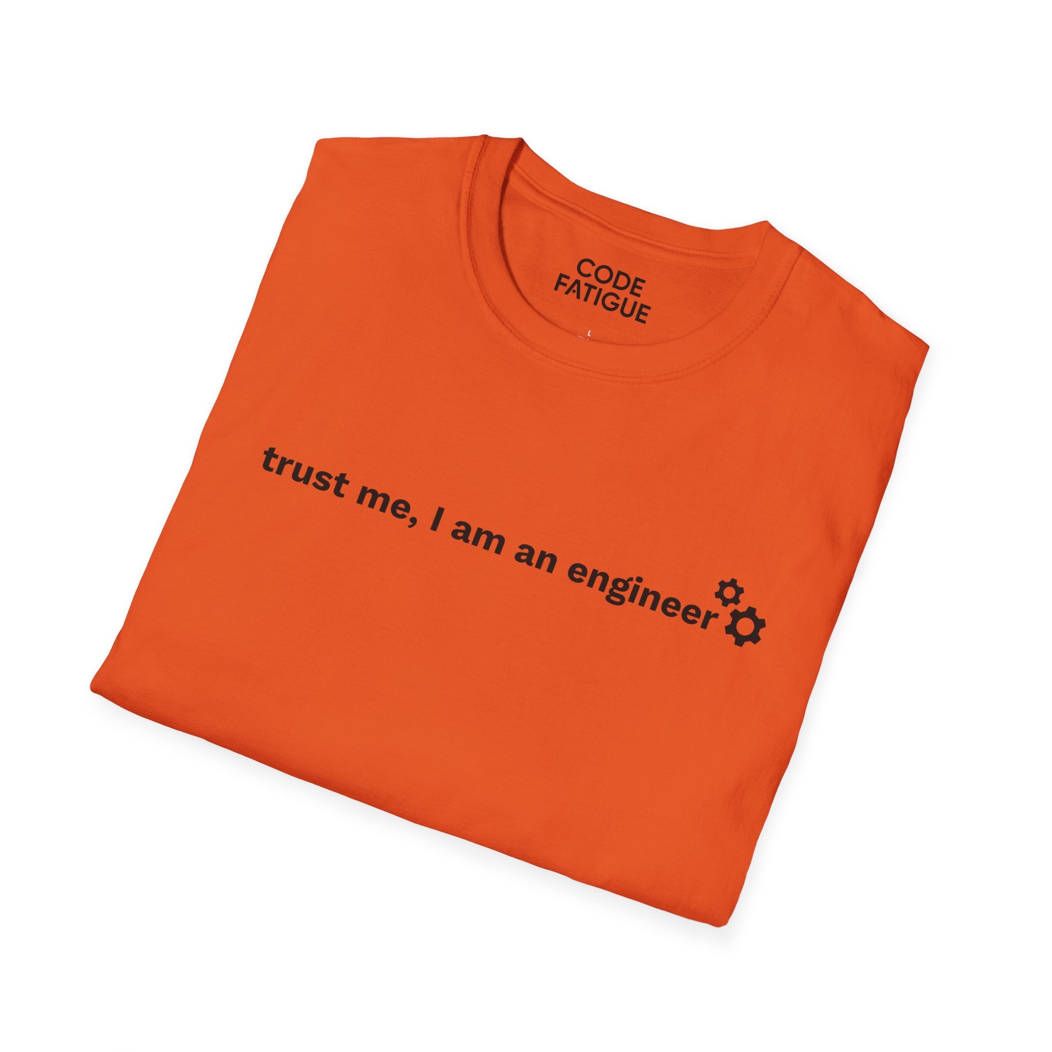 Engineer T-Shirt — "trust me, I am an engineer" Minimal Tech Tee