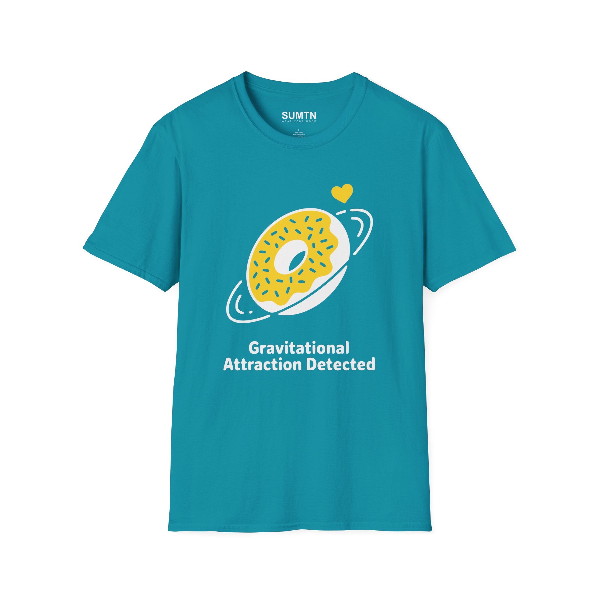 Gravitational Attraction Detected Donut T-Shirt (Dark)