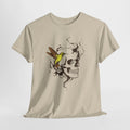 Skull & Hummingbird Edgy T-Shirt