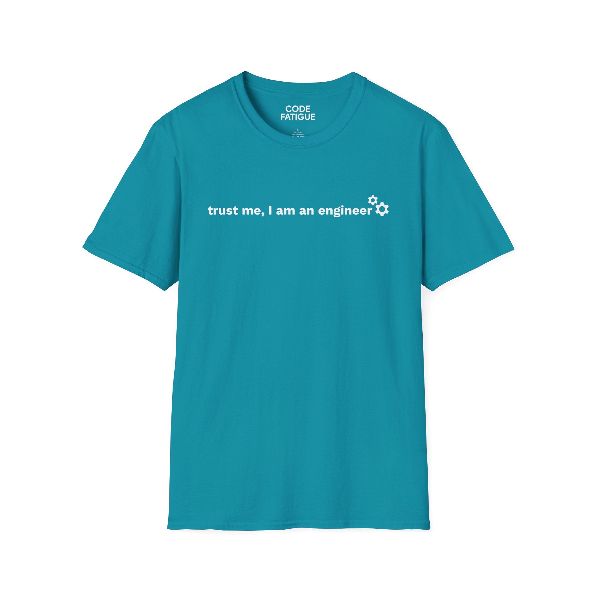 Engineer T-Shirt — "trust me, I am an engineer" Minimal Tech Tee