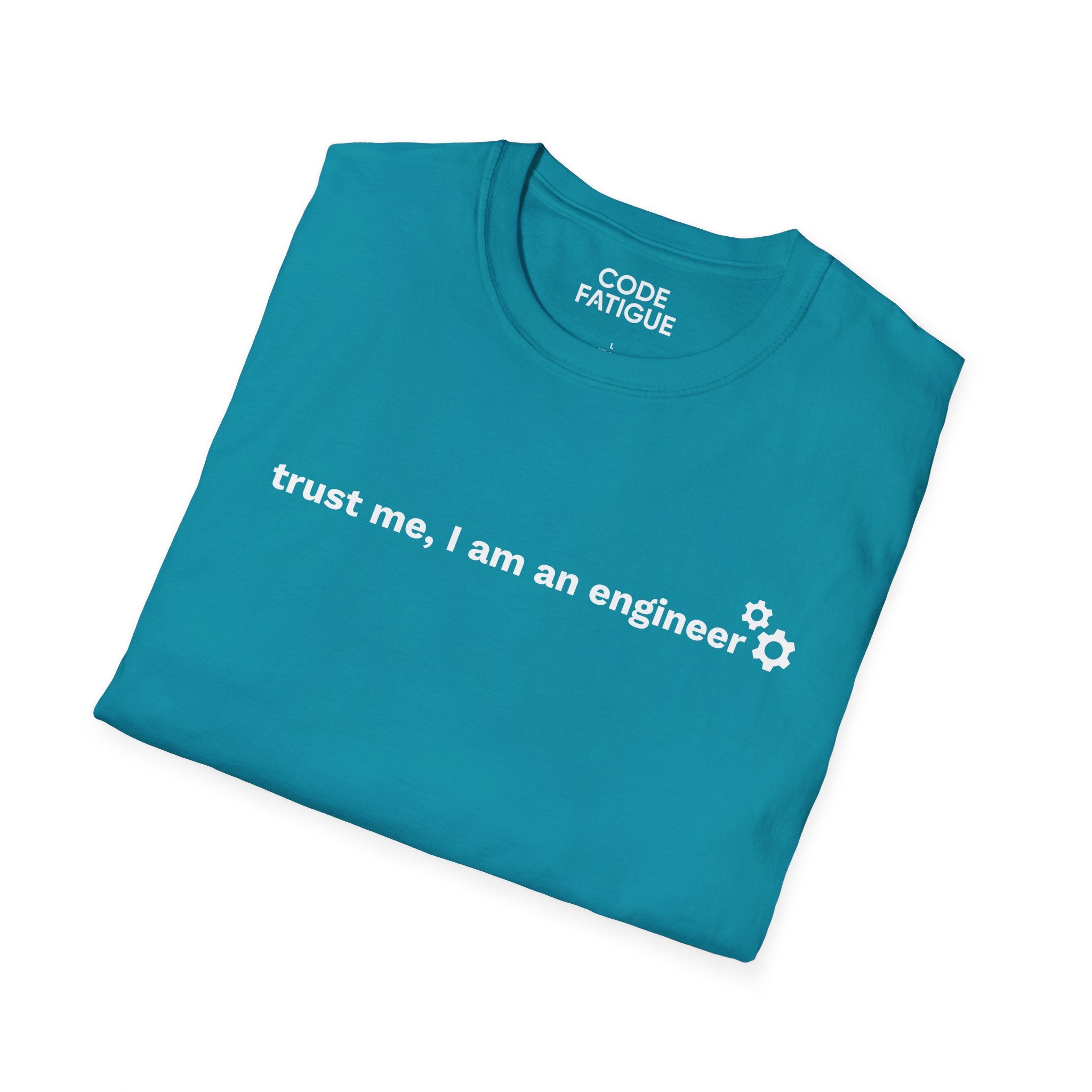 Engineer T-Shirt — "trust me, I am an engineer" Minimal Tech Tee
