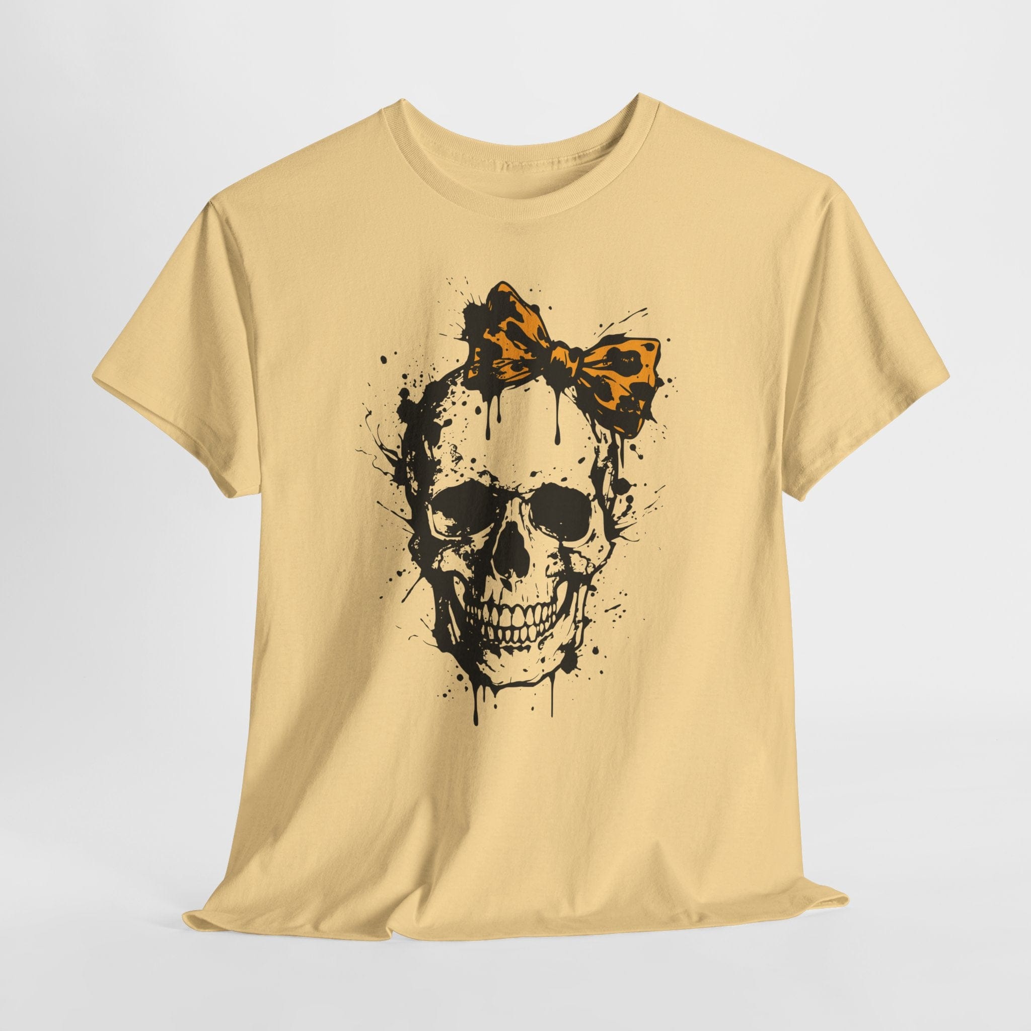Edgy Skull with Bow T-Shirt
