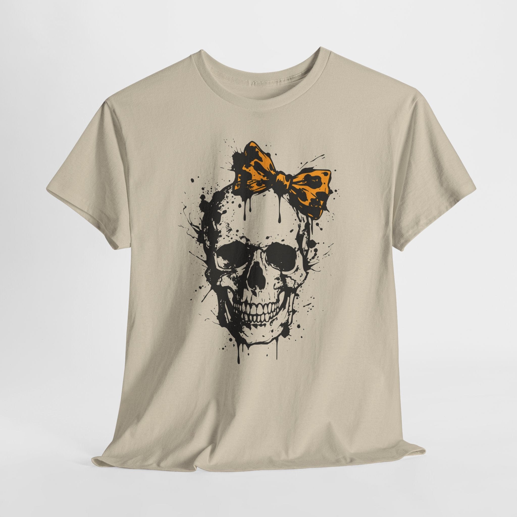 Edgy Skull with Bow T-Shirt