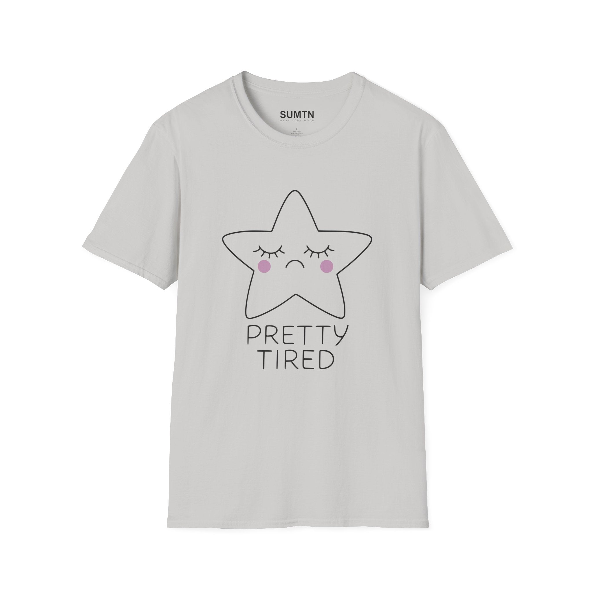 Pretty Tired Star T-Shirt (Light)