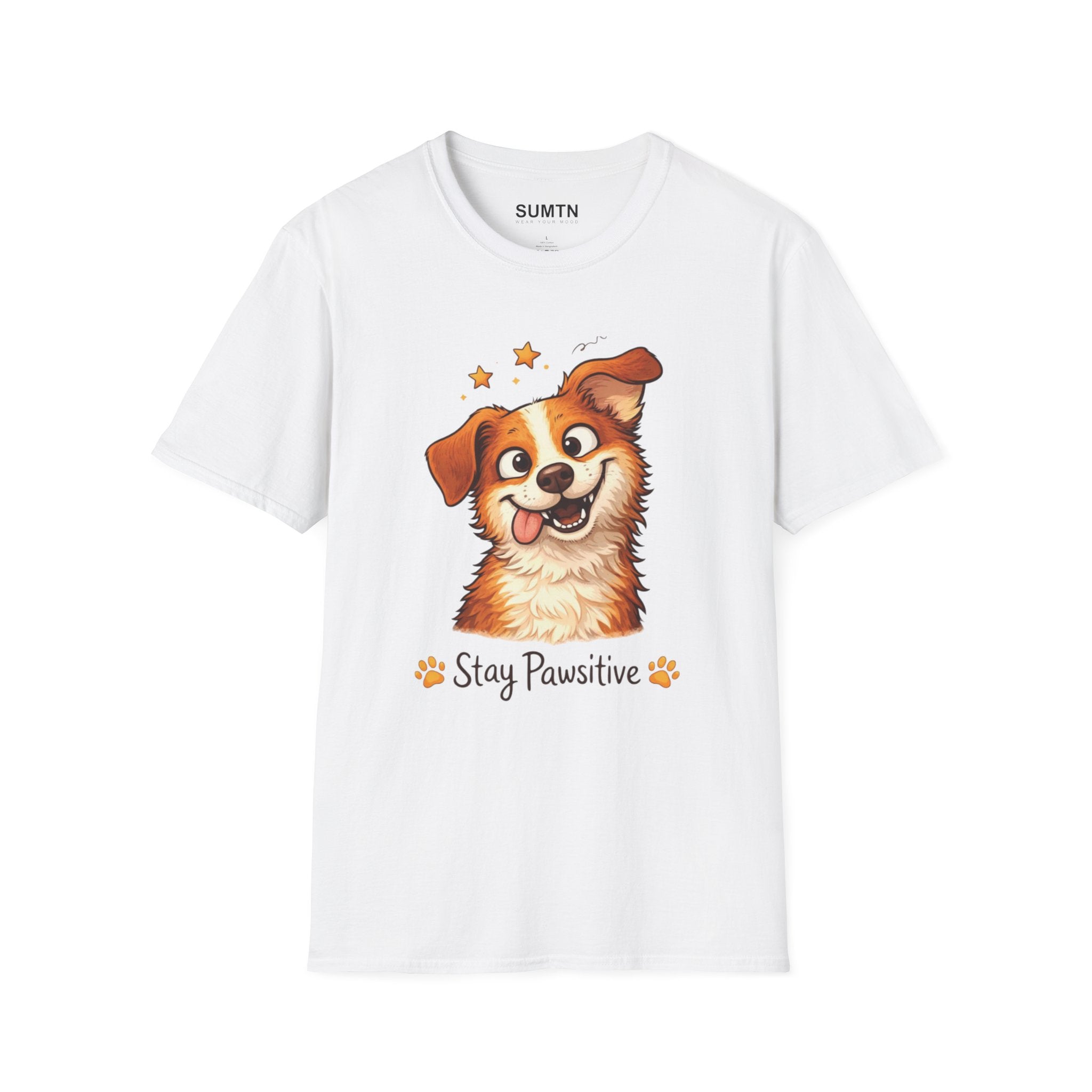 Stay Pawsitive Soft T-Shirt